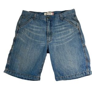 Levi’s Carpenter men’s Size 36  blue denim jean shorts - jorts.‎ EUC
